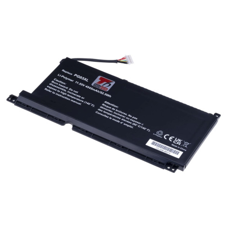 Baterie T6 Power HP Pavilion Gaming 15-dk0000, 15-ec0000, 4545mAh, 52,5Wh, 3cell, Li-pol