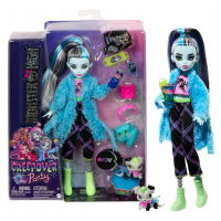 Panenka Monster High Party pyžamo Frankie Stein Mattel HKY68