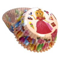 Cukrářské košíčky - princezna na oslavě - 50ks