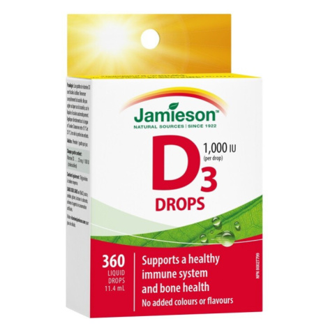 JAMIESON Vitamin D3 1000 IU 11,4 ml