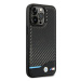 BMW BMHCP14L22NBCK hard silikonové pouzdro iPhone 14 PRO 6.1" black Leather Carbon