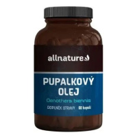 Allnature Pupalkový olej 60 kapslí