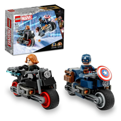 LEGO® Black Widow a Captain America na motorkách 76260