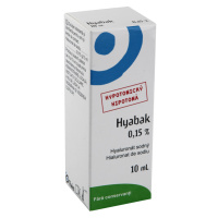 Hyabak 0.15% gtt.10ml