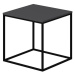 Přístavný stolek BASAK antracitová/černá