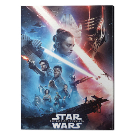 Obraz na plátně Star Wars: The Rise of Skywalker - Saga, (60 x 80 cm) Pyramid