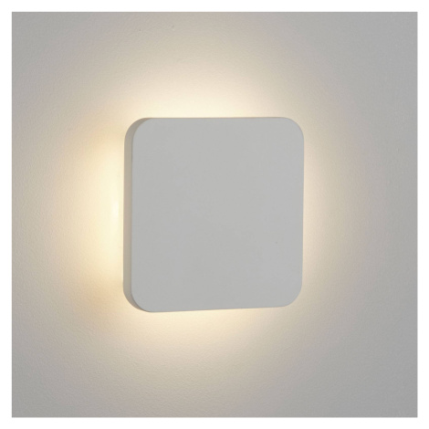 Searchlight LED nástěnné světlo Gypsum 15 x 15 cm v bílé sádře