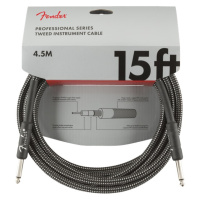Fender Professional Series 15' Instrument Cable Gray Tweed