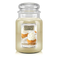 Country Candle Svíčka ve skleněné dóze, Vanilkový cupcake, 680 g