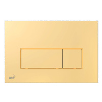 Alcadrain Thin M575 ovládací tlačítko pro předstěnové instalační systémy, zlatá barva (dříve Alc