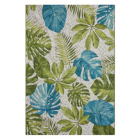 Hanse Home Collection koberce Kusový koberec Flair 105617 Tropical Leaves Turqouise Green – na v