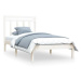 Rám postele bílý masivní dřevo 90 × 200 cm, 3105236