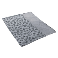 Smartpet deka z mikrovlákna Pawzzz - d 200 x š 150 cm (světle šedá/černá)