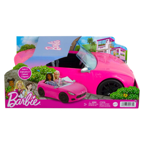 Mattel Auto na hraní Barbie Cabrio / Hot Wheels Monster Truck (Hbt92 Barbie Glam Cabrio)