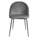 Norddan Designová židle Ernesto, šedá / černá