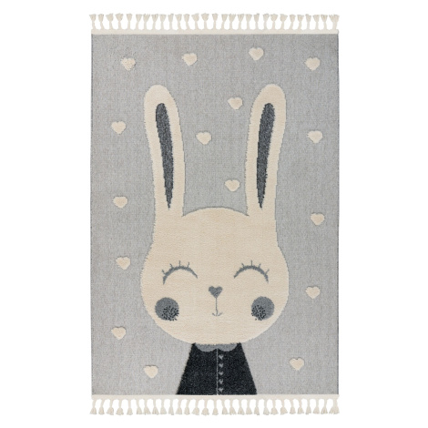 Obsession, Dětský kusový koberec My Fano 395 Rahe, 120x170, šedá, dětský pokoj