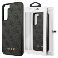 Guess Pouzdro Case Kryt Obal Zadní Kryt S Logem Pro Samsung Galaxy S22 Šedé