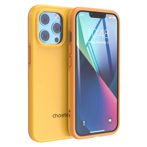 Choetech MFM pouzdro proti pádu Made For MagSafe pro iPhone 13 Pro oranžové (PC0113-MFM-YE)