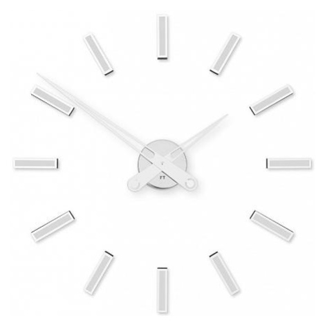 Designové nalepovací hodiny Future Time FT9600WH Modular white 60cm FOR LIVING