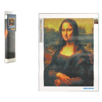 SMT Creatoys Diamantový obrázek Mona Lisa 40x30cm s doplňky v blistru 7x33x3cm