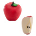Dekora Cukrová dekorace 3D - jablko - celý / půlka - 2ks