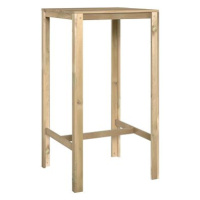 Shumee Barový stůl 60 × 60 × 110 cm impregnovaná borovice