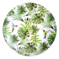 Kesper s dekorem tropických listů, plastový, průměr 25 cm