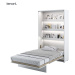 Dig-net nábytek Sklápěcí postel Lenart BED CONCEPT BC-02p | bílý lesk 120 x 200 cm