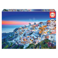 Puzzle Santorini Educa 1500 dílků a Fix lepidlo od 11 let