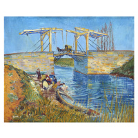 Obrazová reprodukce The Langlois Bridge at Arles with Women Washing (1888), Vincent van Gogh, 40