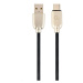 Kabel CABLEXPERT CC-USB2R-AMCM-1M USB 2.0 AM na Type-C kabel (AM/CM), 1m, pogumovaný, černý, bli