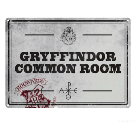 Plechová cedule na zeď Harry Potter - Common Room HALF MOON BAY
