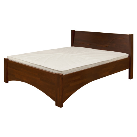 Postel Purtex Zoe Rozměr: 160x200 cm, Materiál: Buk, Moření: Bílá