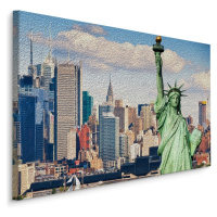 Plátno Socha Svobody V New Yorku II. Varianta: 70x50