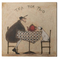 Obraz na plátně Sam Toft - Tea Fot Two, 2 - 40×40 cm