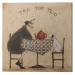 Obraz na plátně Sam Toft - Tea Fot Two, (40 x 40 cm)