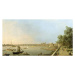 Obrazová reprodukce The Thames, (1697-1768) Canaletto, 40 × 20 cm