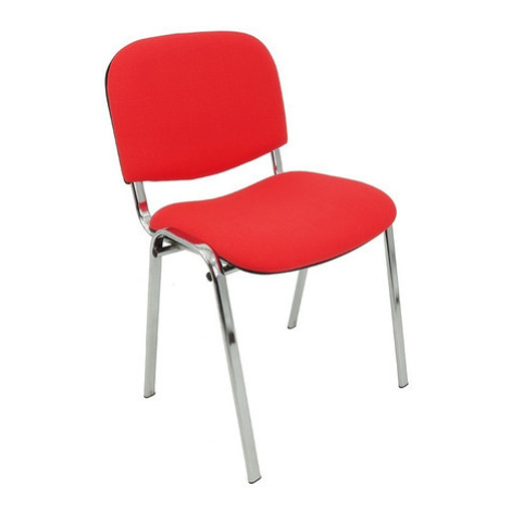 Konferenční židle ISO CHROM C2 - červená Mazur