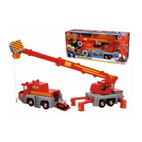 Simba Požárník Sam Hasičský autojeřáb 2v1