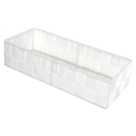 Compactor Úložný organizér do zásuvky TEX - košík L, 30 x 12 x 7 cm, bílý