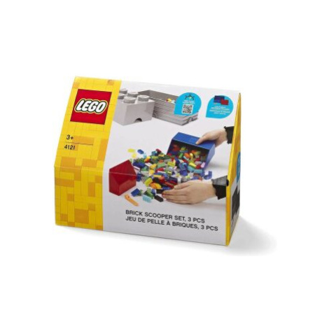 LEGO naběrač na kostičky - červená/modrá, set 2 ks SmartLife