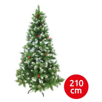 Eurolamp Vánoční stromek SNOWY 210 cm borovice