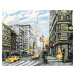 Malování podle čísel - PÁR NA ULICI V NEW YORKU Rozměr: 40x50 cm, Rámování: bez rámu a bez vypnu
