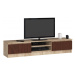 Stolek pod TV RTV K 160 CLP sonoma / wenge