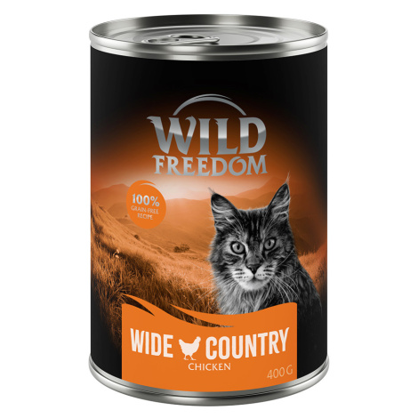 Wild Freedom Adult 6 x 400 g - bez obilovin - Wide Country - kuřecí