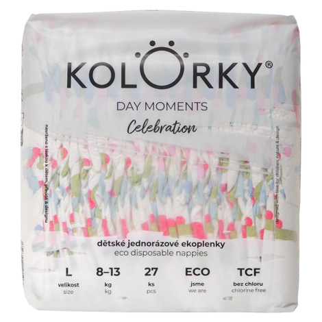 KOLORKY DAY MOMENTS Oslava vel. L (8-13 kg)  27 ks
