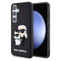 KARL LAGERFELD 3D Rubber Karl&Choupette Samsung Galaxy S24 černé Černá