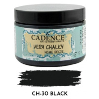 Křídová barva Cadence Very Chalky 150 ml - black černá Aladine