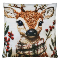 Vánoční polštář CHRISTMAS DAY motiv III. 40x40 cm Mybesthome Varianta: Povlak na polštář, 40x40 