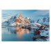 Fotografie View to the city Reine with, Andreas Kunz, 40 × 26.7 cm